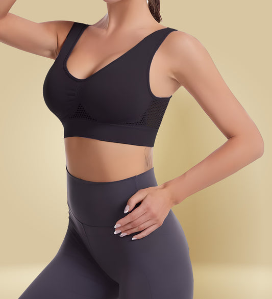 Brassière femme AirFit - Noir