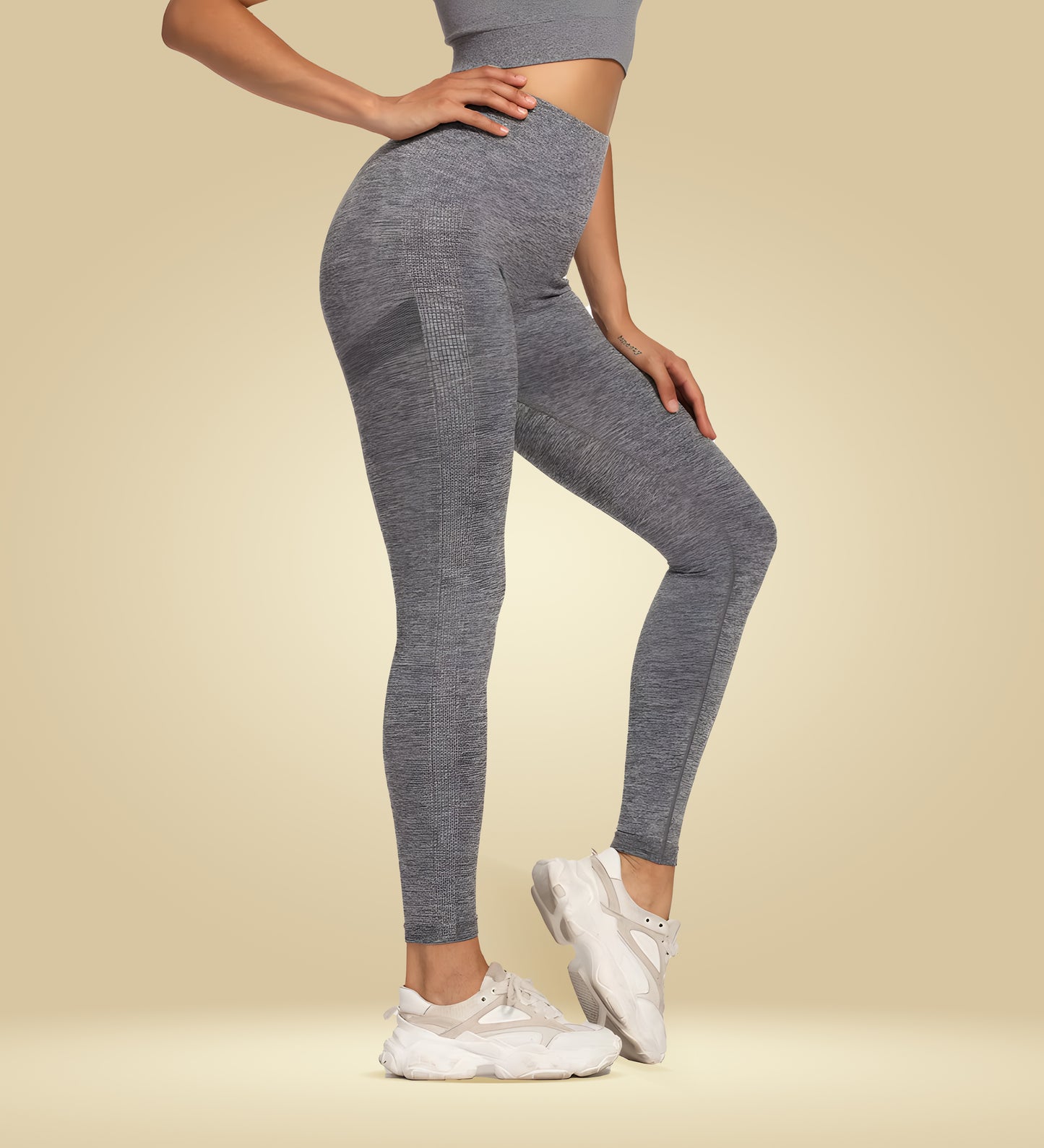 Legging push-up SculptWave - Gris